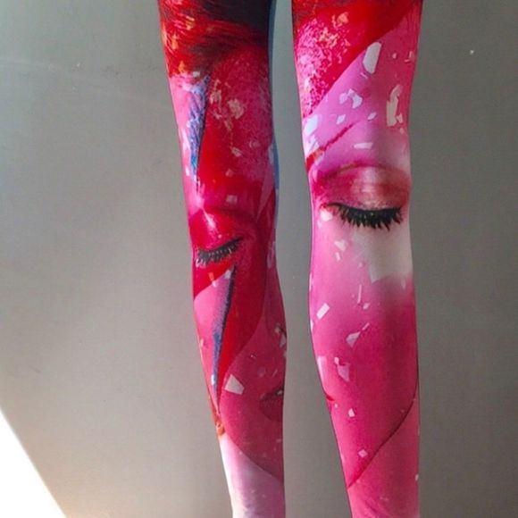 David Bowie Ziggy Stardust Leggings - Picture 3 of 7